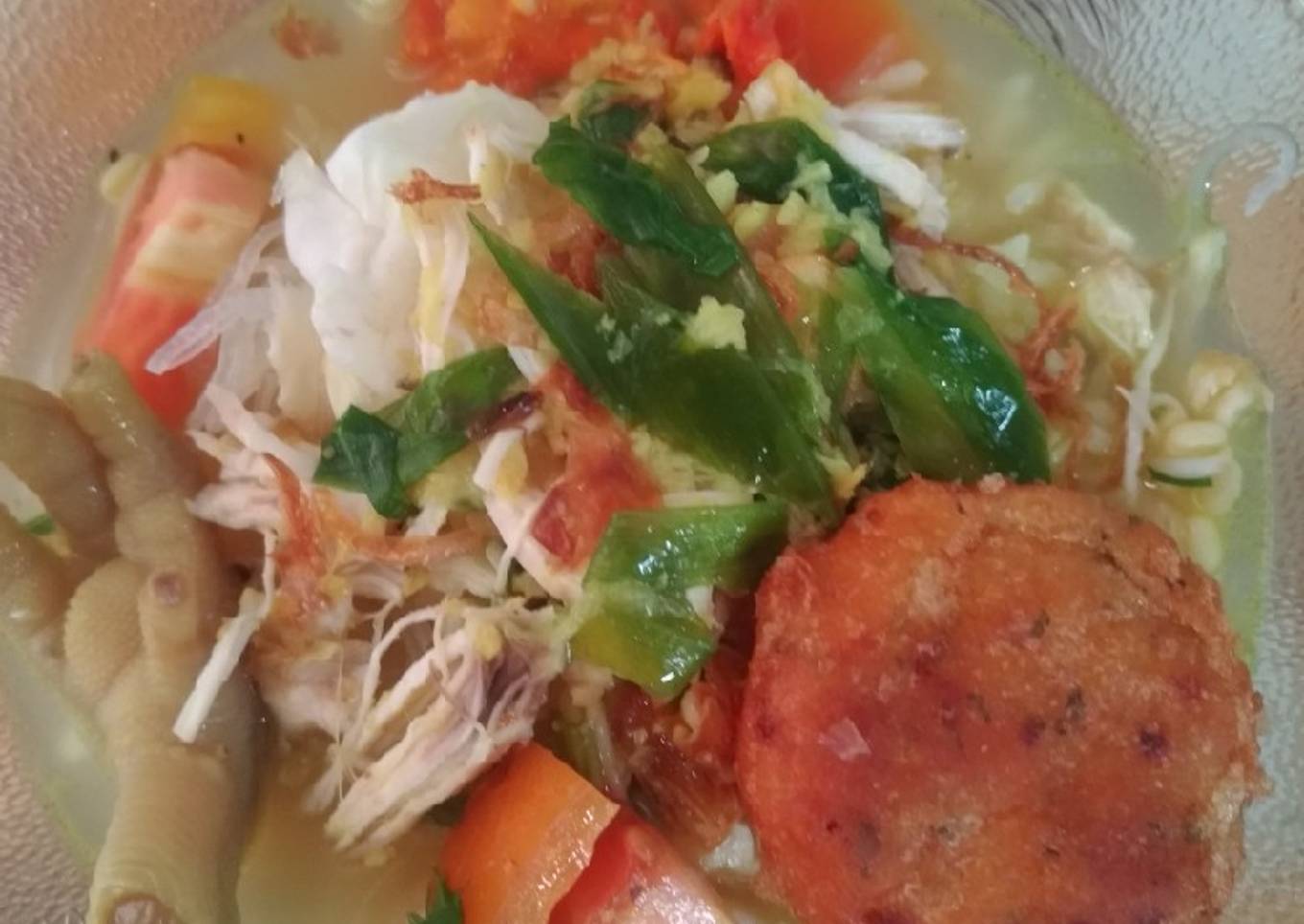 Soto ayam kuah bening