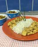 Pollo al curryReceta de Santi, Ese y Tincho