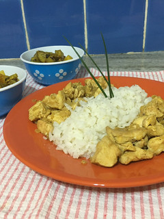 Una foto de Pollo al curryReceta de Santi, Ese y Tincho