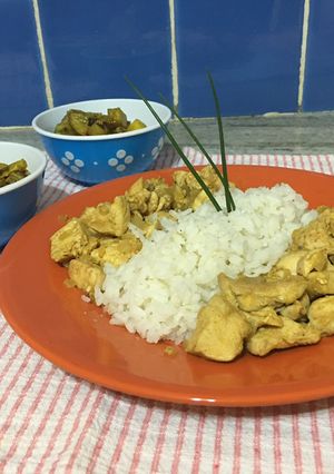 Una foto de Pollo al curryReceta de Santi, Ese y Tincho