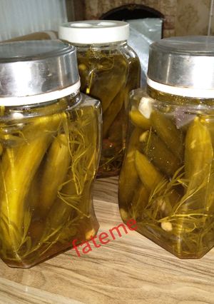 عکسی از دستور خیارشور یک روزه