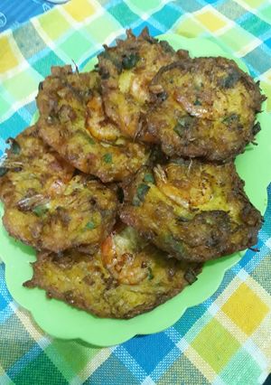 Foto resep Dadar jagung toge udang
