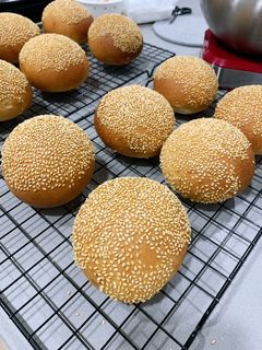 漢堡麵包🍔(水合法) 的食譜成品照片