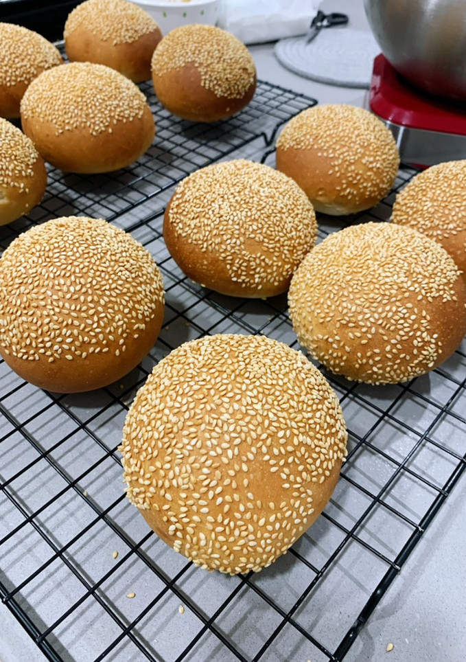 漢堡麵包🍔（水合法） 的食譜成品照片