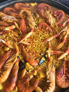 Una foto de Paella de marisco (para 4 personas)