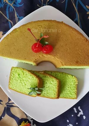 Foto resep 458. Bolu Pandan (all in one)