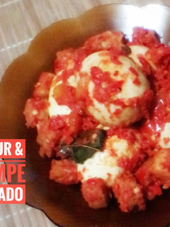 Foto resep Telur & Tempe Balado ala RM Padang #pr_RecookRancakBana