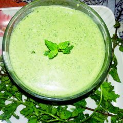 Coriander, Mint Yogurt Dip A picture of Coriander, Mint Yogurt Dip.