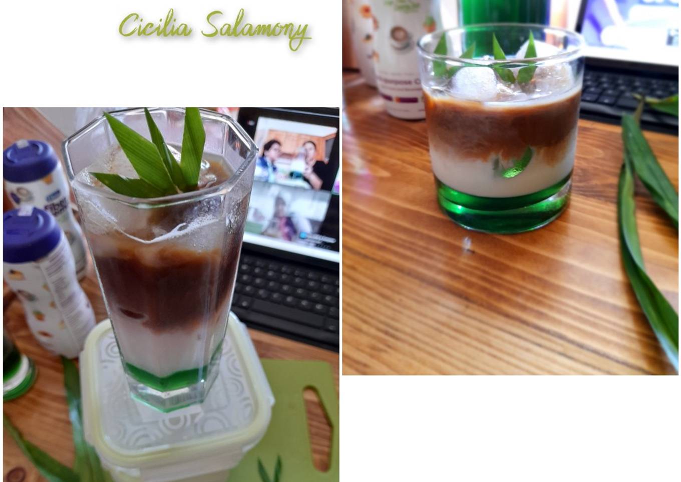 Creamy Es Kopi Pandan