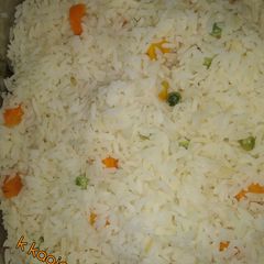 Carrot,peas rice A picture of Carrot,peas rice.