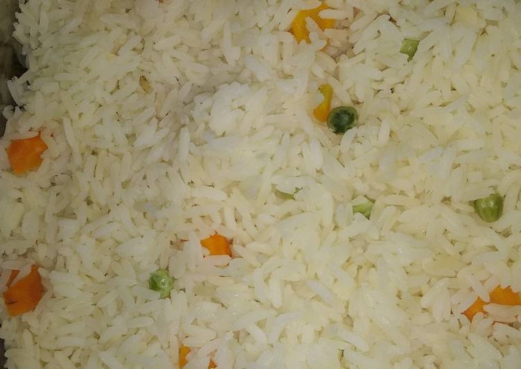 Recipe of Any-night-of-the-week Carrot,peas rice