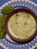 Cazuelita de Pollo con Buñuelitos de Brócoli
