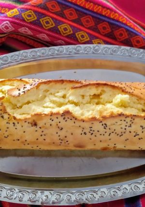 Una foto de Budín de limón sin TACC con semillas de chía