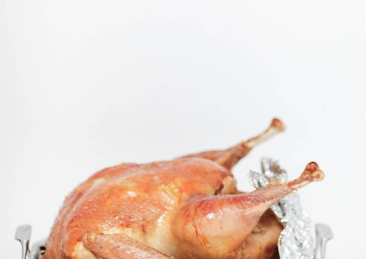 Roast Chicken with Helzel Stuffing