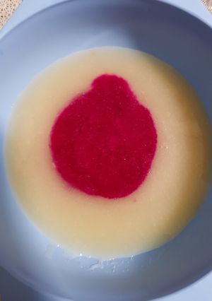 Foto resep Puree apel buah naga