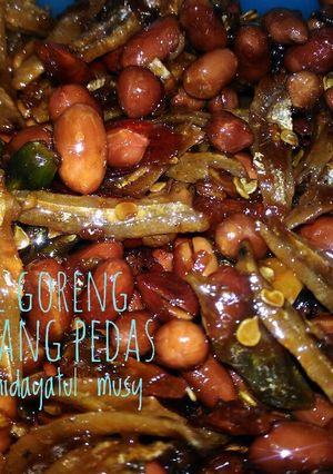 Foto resep Sambal goreng teri kacang