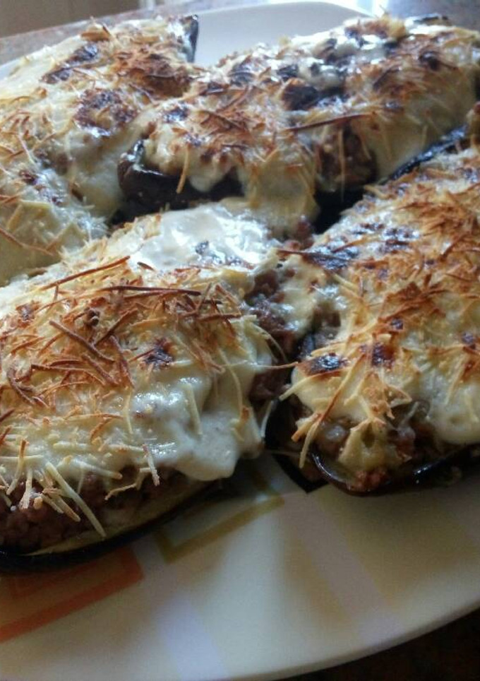 Una foto de Berenjenas rellenas