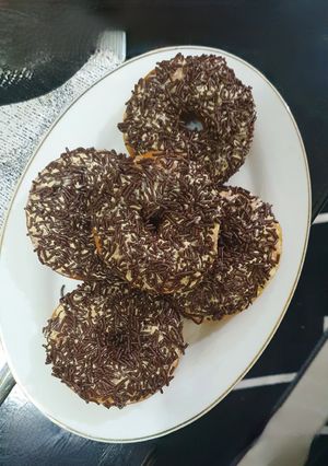 Foto resep Donat Meses Krim Moka