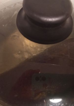 Una foto de Berenjena rellena