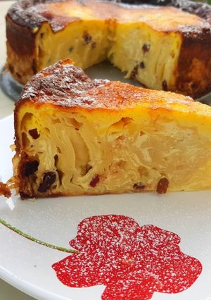 O poză a rețetei Plăcintă cu brânză dulce și stafide❤.