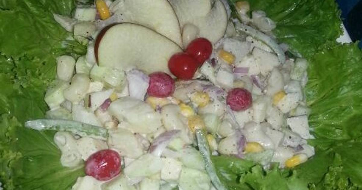 Hung curd salad Recipe by Aish Kaur aggarwal Cookpad