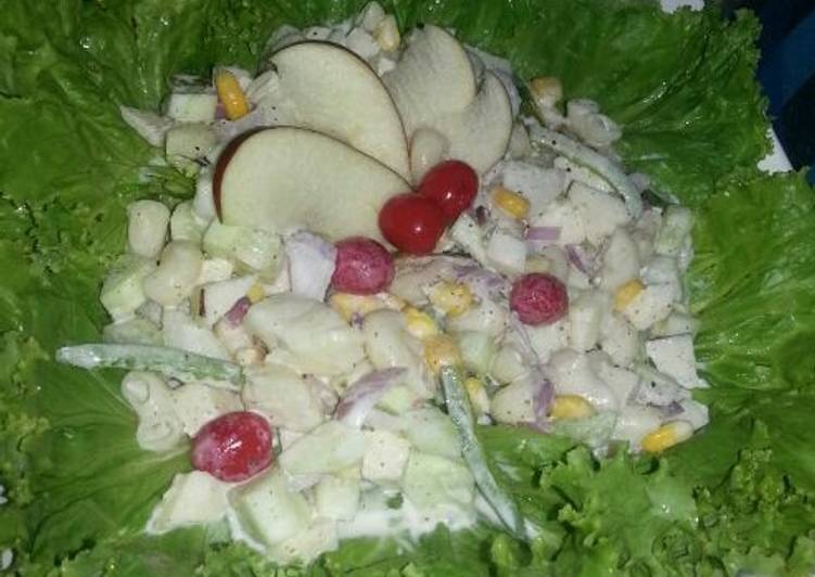 Hung curd salad