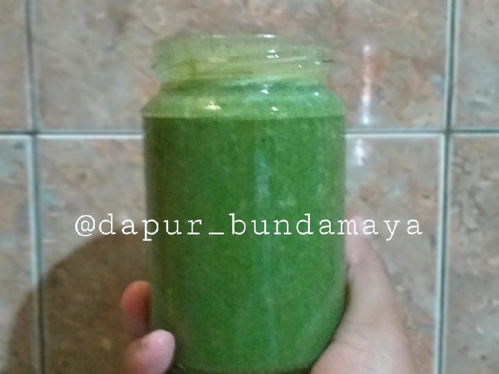 Cara Gampang Membuat Green smoothies with pineaple,bokcoy and fiber creme Anti Gagal