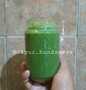 Cara Gampang Membuat Green smoothies with pineaple,bokcoy and fiber creme Anti Gagal