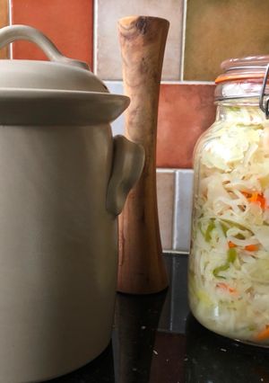 A picture of Fermented California-style Slaw.