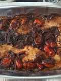 Queso Brie con Salteado de Tomates en Salsa de Soya
