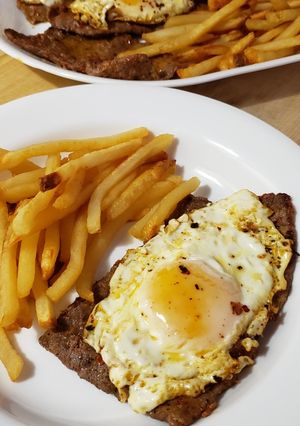 A picture of Beef a Casa (Portuguese Steak).