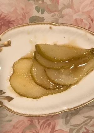 Una foto de Postre de peras 🍐