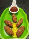 Leftover Poha Banana flour Kebabs