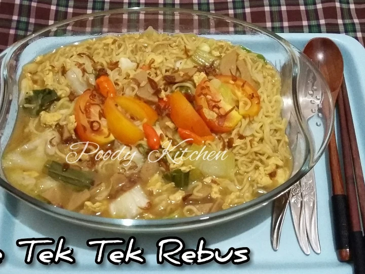 Cara Gampang Membuat Resep Mie Tek Tek Rebus yang Lezat Sekali Anti Ribet, Uenak Banget