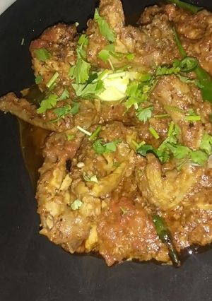 A picture of Tawa chicken karahi.