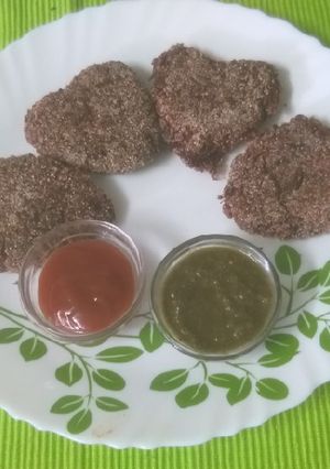 A picture of Beet root cutlet.