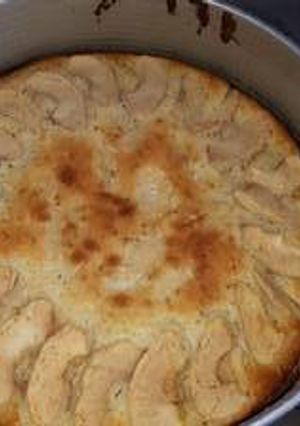 Una foto de Torta de manzana casera