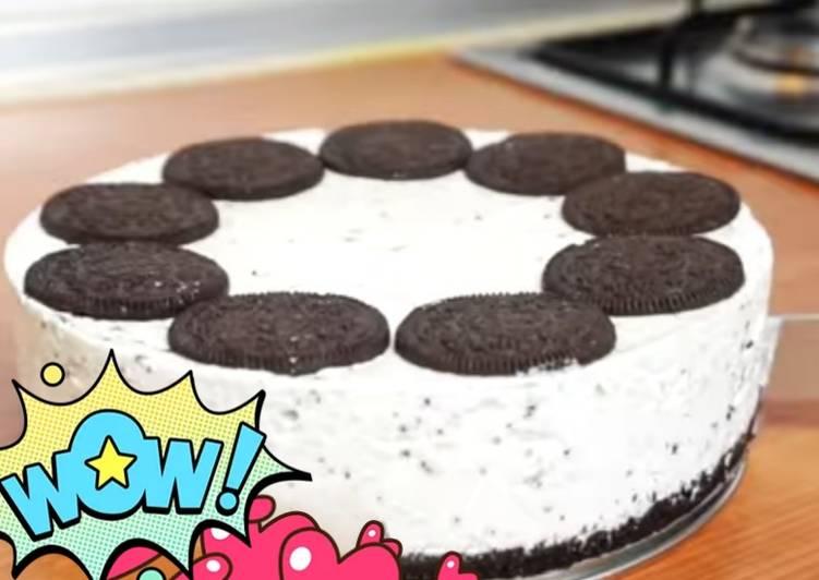 Recipe of Perfect Nobake Oreo cheese cake