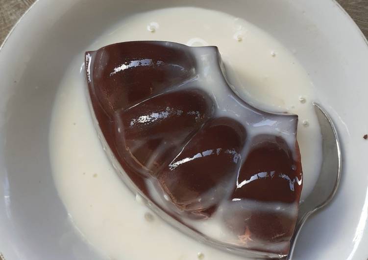 Pudding Coklat Vla Keju