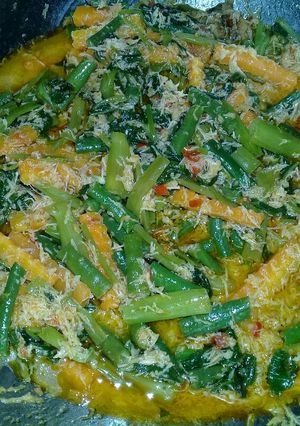 Foto resep Urab kkw (kangkung,kacang panjang&wortel)