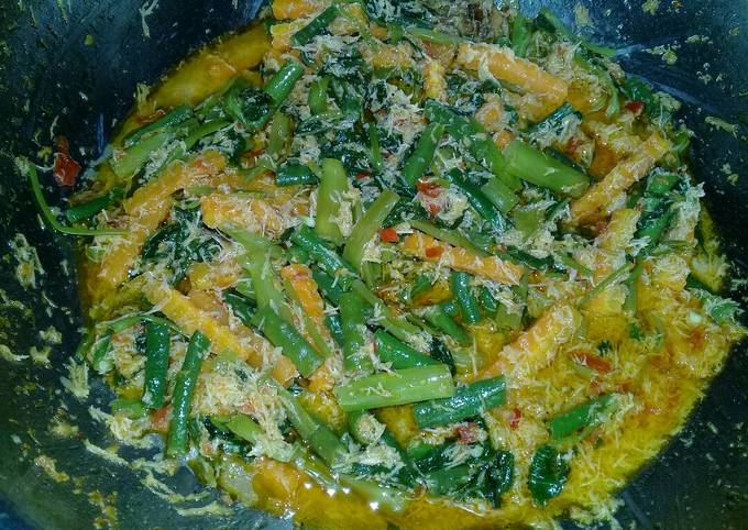 Resep Urab kkw (kangkung,kacang panjang&amp;wortel) Anti Gagal