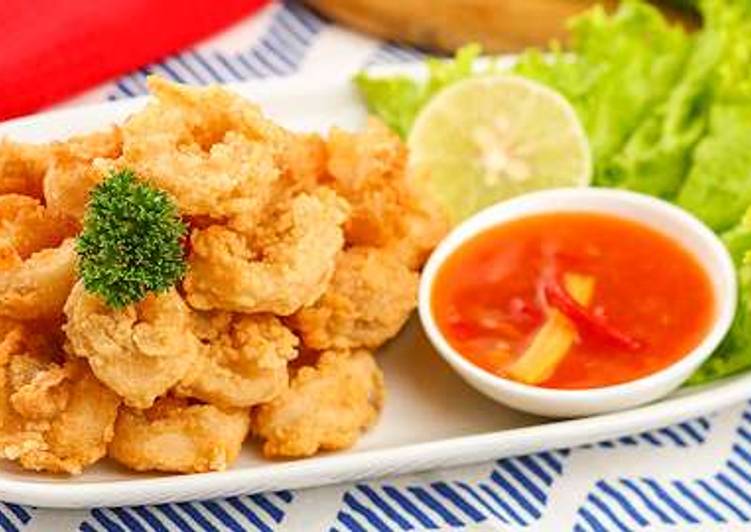 Cumi goreng saus thai