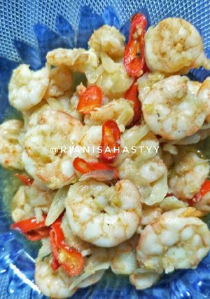 Foto resep Tumis udang simpel