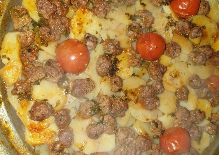 طاجين بالكفتة