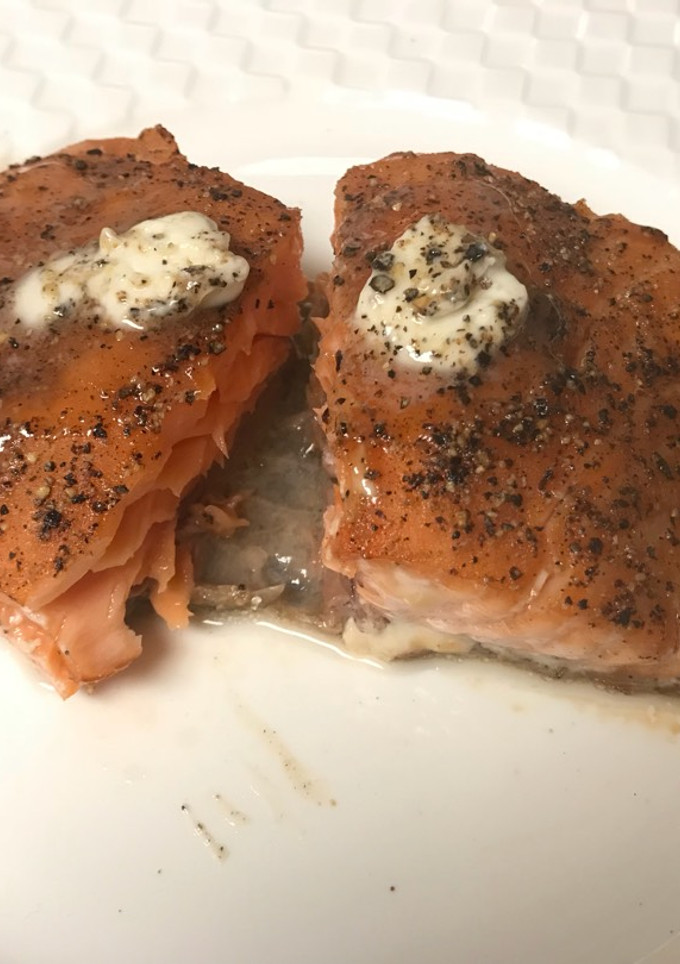 焦糖鮭魚排 - 簡易烤箱料理 的食譜成品照片