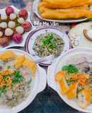 Cháo Hến Sườn Và Nấm Rơm