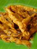 Banana flower fritters