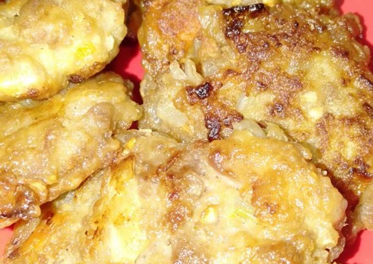 Perkedel daging kambing