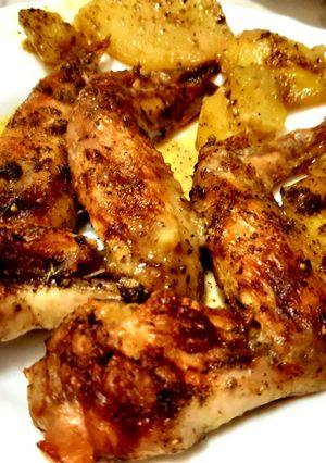 Una foto de Alitas de pollo al horno