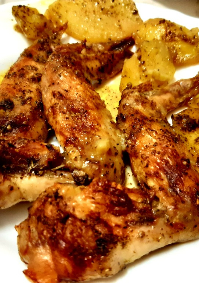 Una foto de Alitas de pollo al horno